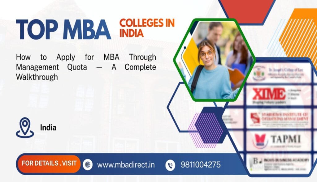 How to Apply for MBA Through Management Quota — A Complete Walkthrough ...