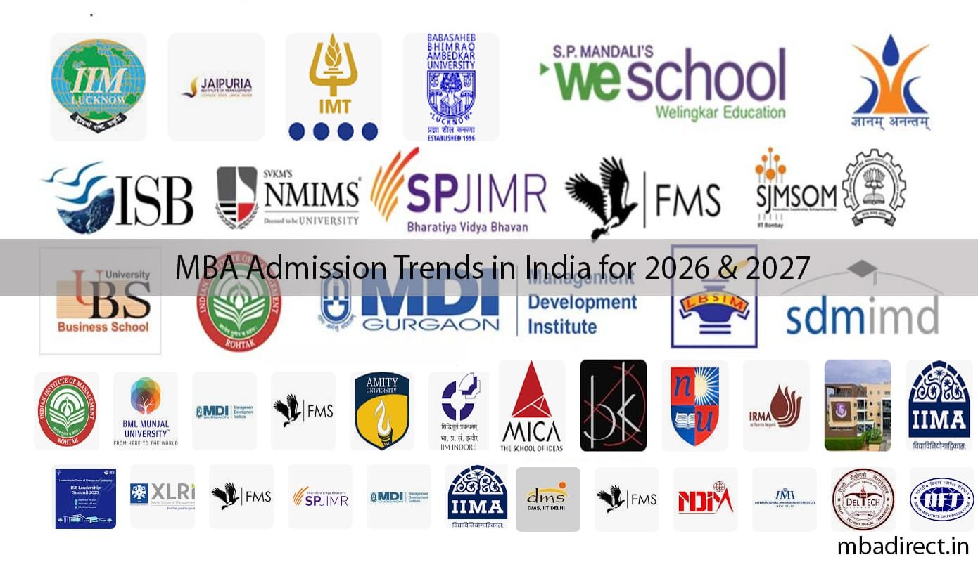 MBA admission trends India