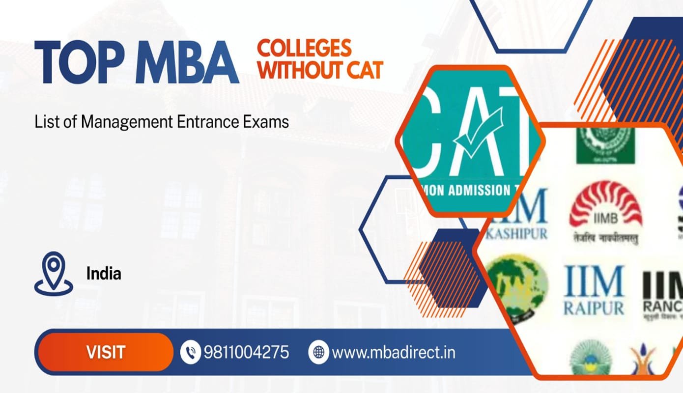 Top MBA Colleges Without CAT 2026 & List of Management Entrance Exams